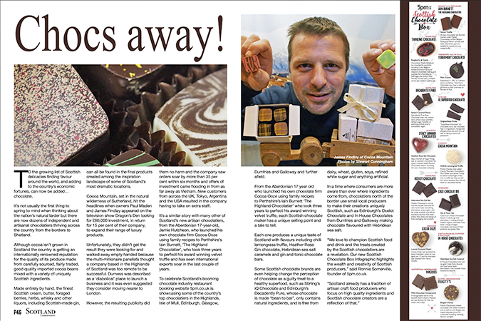 ‘Chocs away’