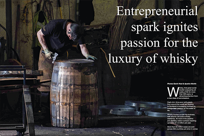 ‘Passion for the luxury of whisky’