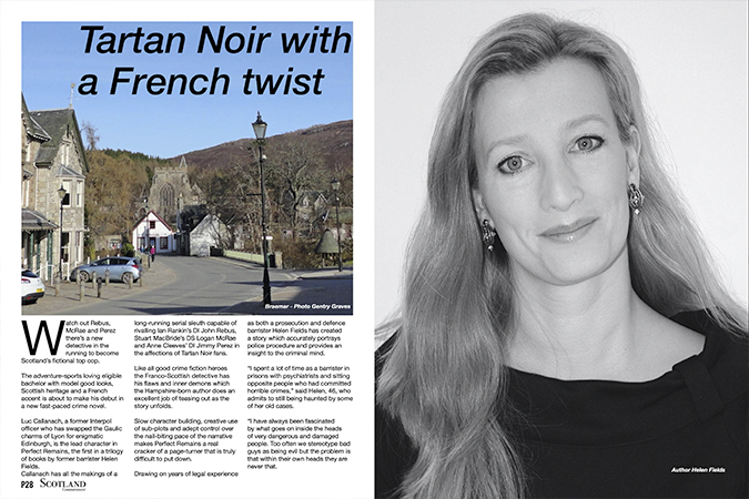 ‘Tartan noir with a French Twist’