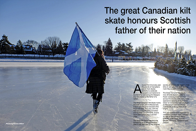 ‘The Canadian kilt skate’