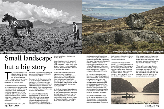 ‘The history of the Small Isles’