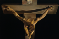 Salvador Dalí (1904–1989), Christ of St John of the Cross, 1951, oil on canvas © CSG CIC Glasgow Museums Collection