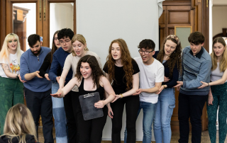 Scottish Opera Young Company rehearsals. Photo Sally Jubb.