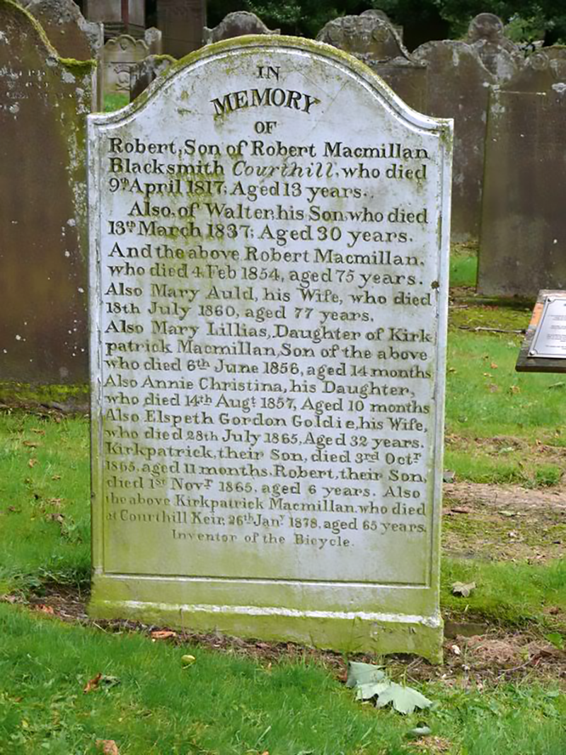 ‘Macmillan family grave. Photo by George McDermid’